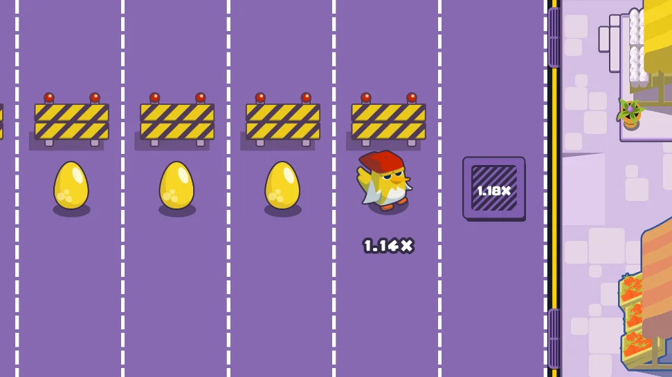 Spiel Chicken Cross